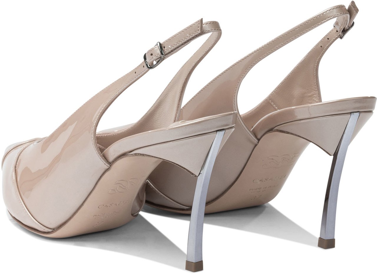 Casadei "Samurai Blade" 80mm Slingback Roze