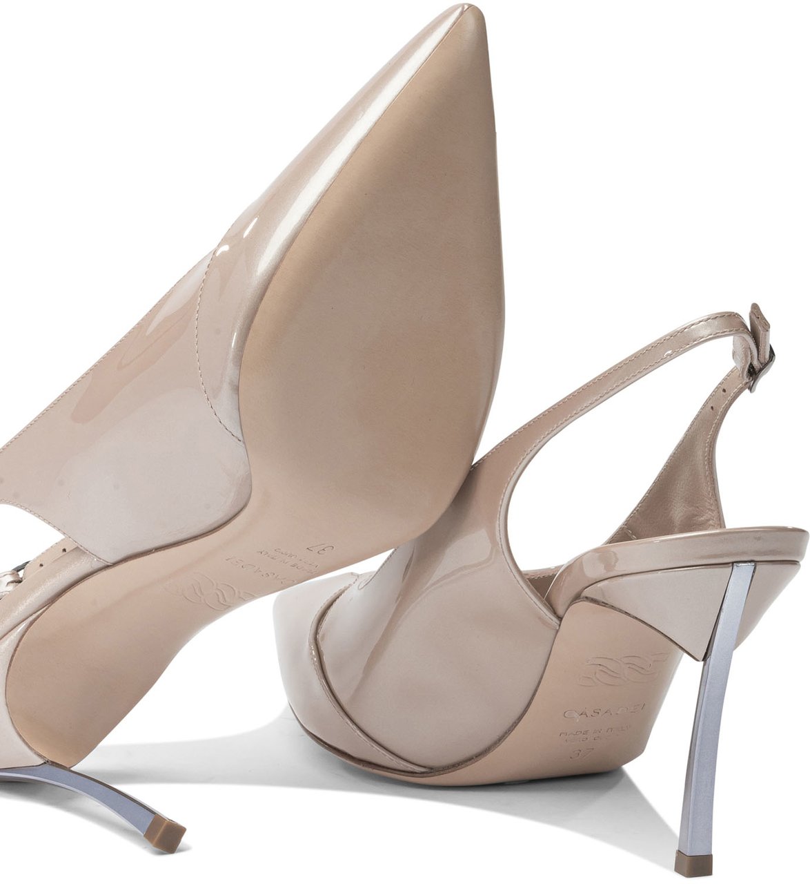 Casadei "Samurai Blade" 80mm Slingback Roze