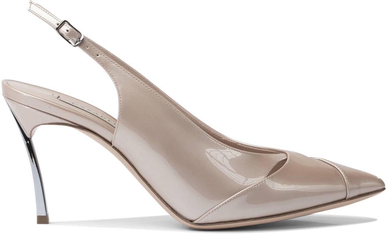 Casadei "Samurai Blade" 80mm Slingback Roze