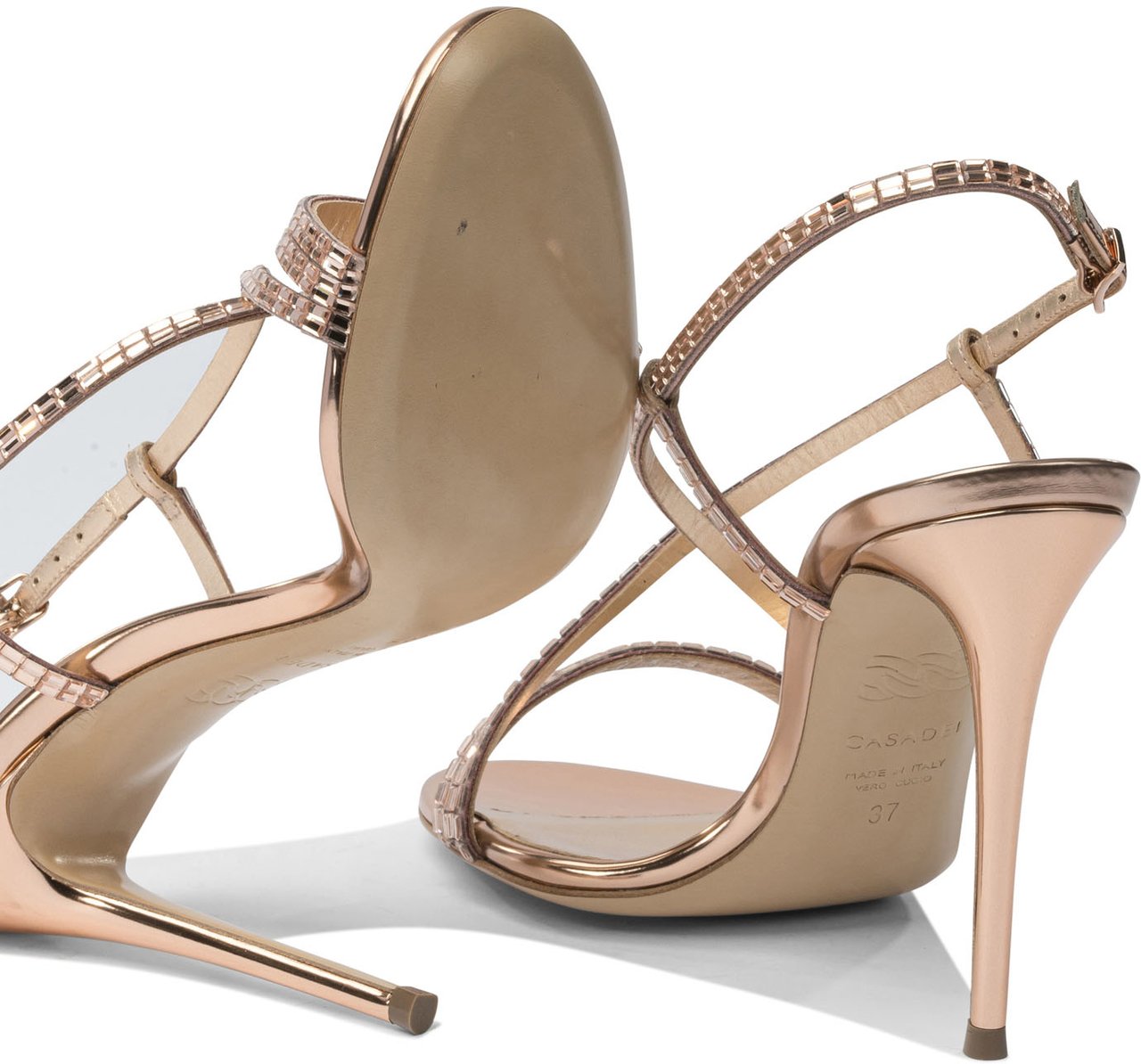 Casadei "Starsway Julia" Heeled sandals Roze