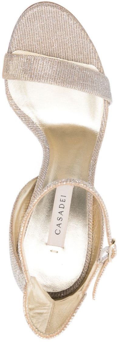 Casadei Sandals Golden Goud