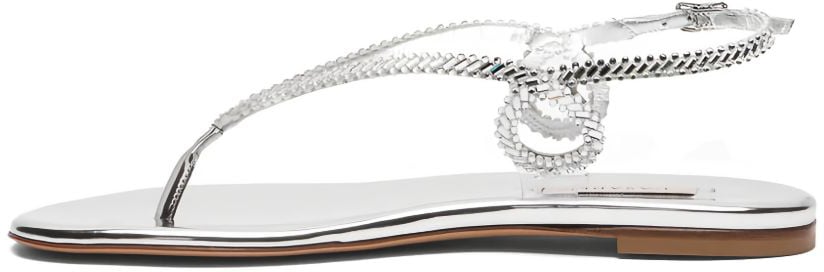 Casadei Sandals Argento Zilver