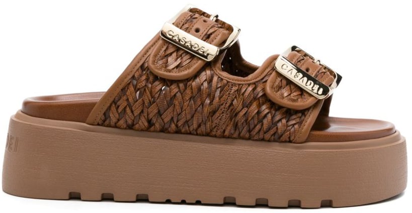 Casadei Sandals Marrone Beige
