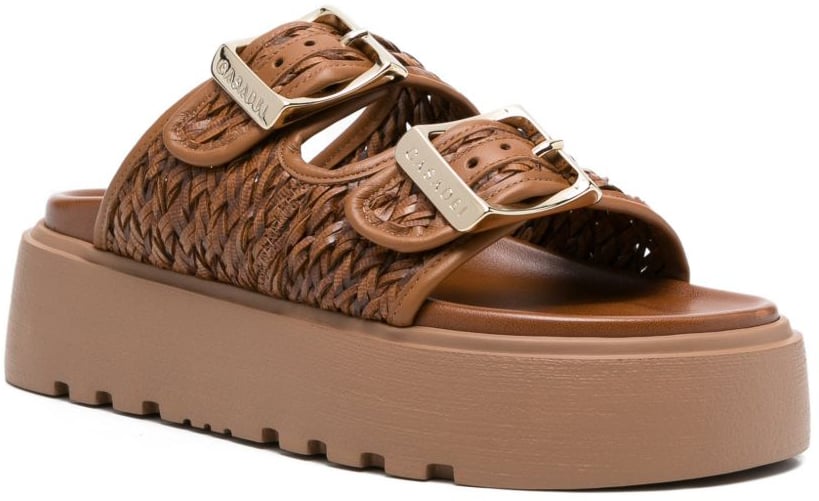 Casadei Sandals Marrone Beige