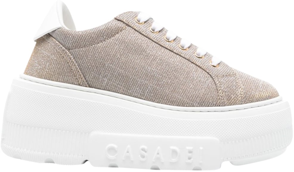 Casadei Sneakers Golden Goud
