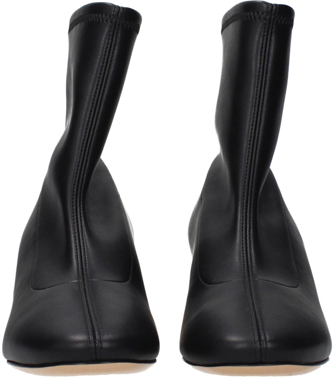 Casadei Black Leather Ankle Boots Zwart