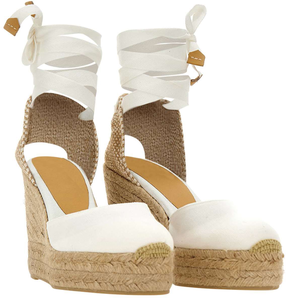 Castaner With Heel White Wit