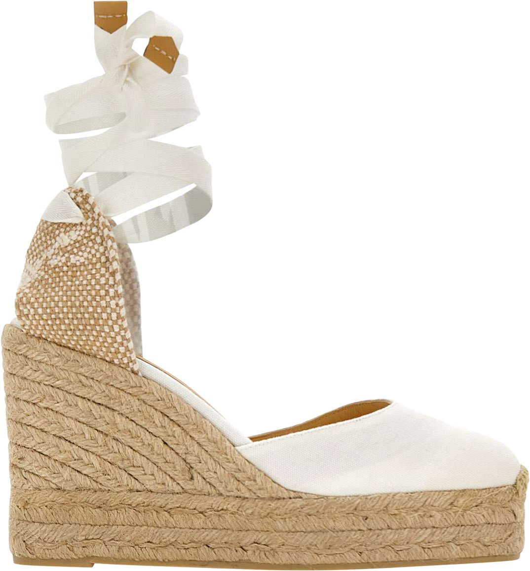 Castaner With Heel White Wit