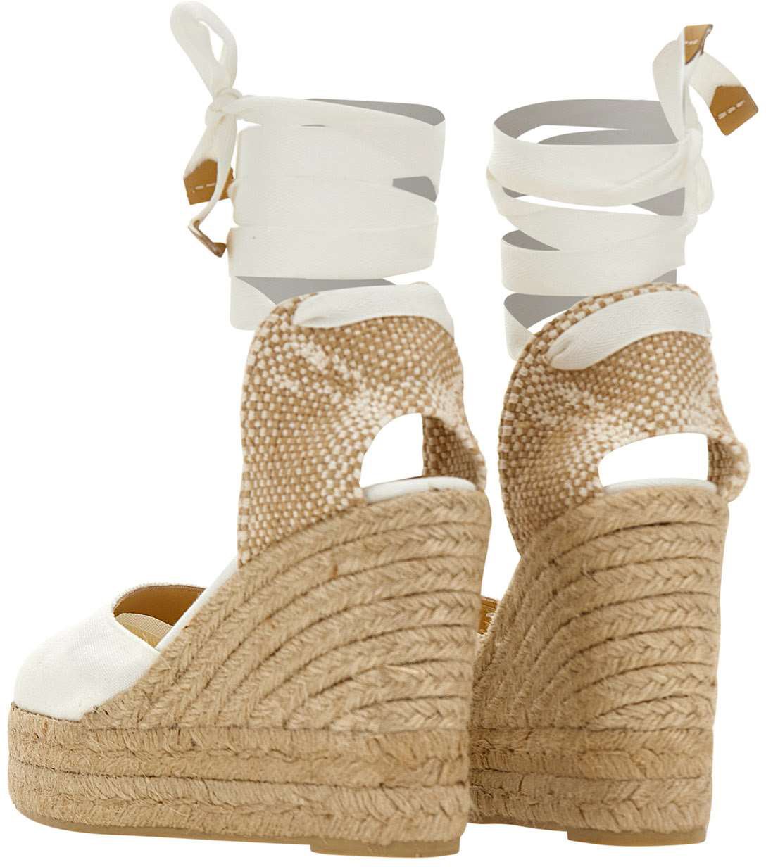 Castaner With Heel White Wit