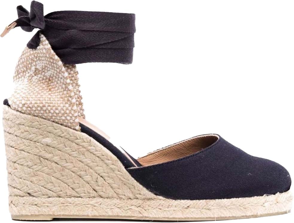 Castaner Carina Wedge Espadrilles Blauw