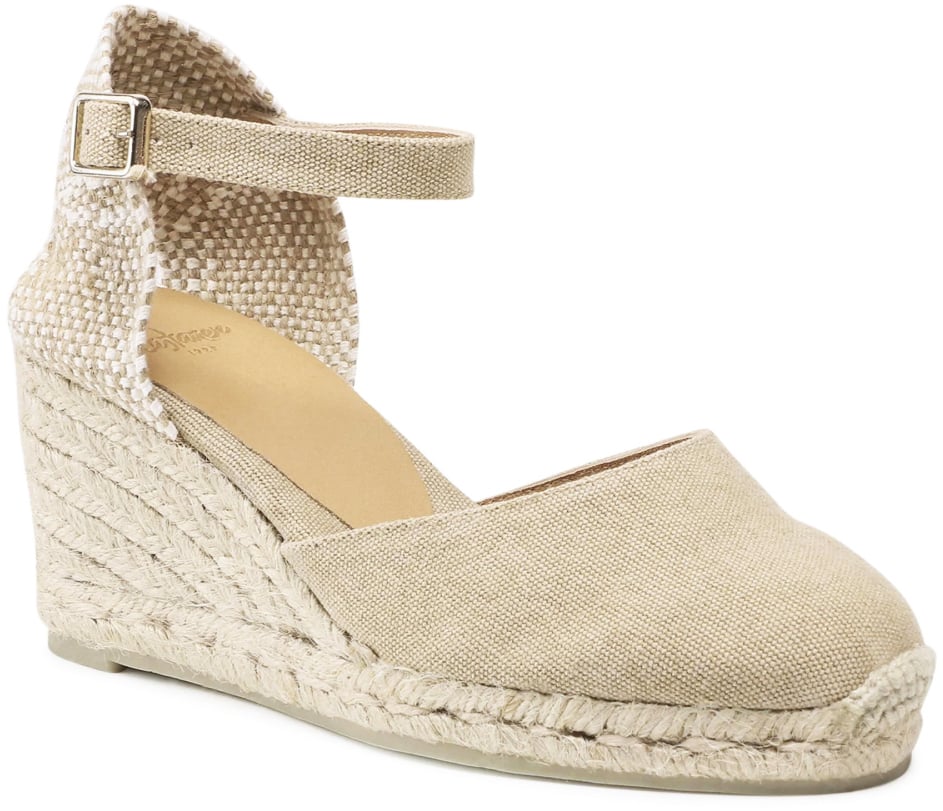 Castaner Carol Wedge Espadrilles Beige