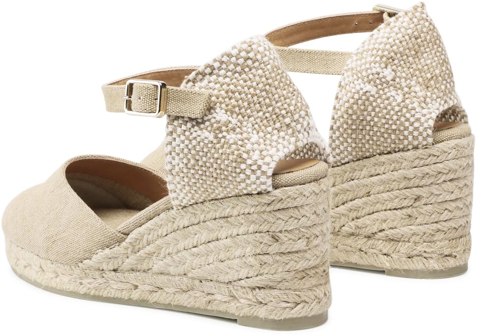 Castaner Carol Wedge Espadrilles Beige