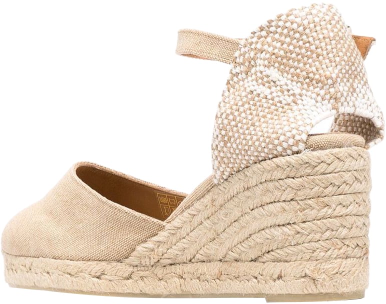 Castaner Flat Shoes Sand Beige