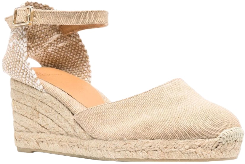 Castaner Flat Shoes Sand Beige