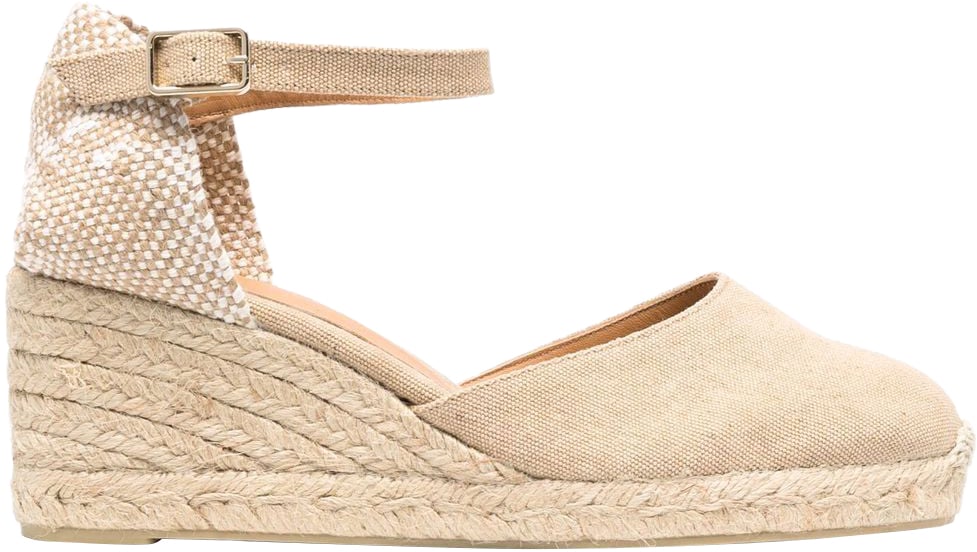 Castaner Flat Shoes Sand Beige