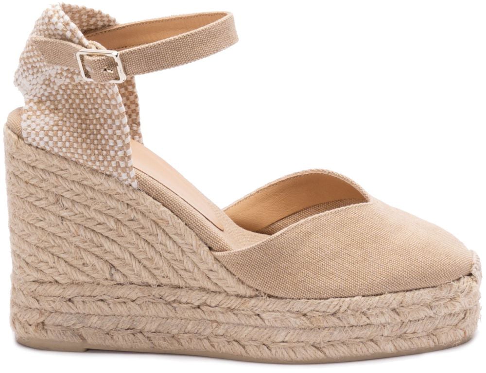 Castaner Flat Shoes Sand Beige