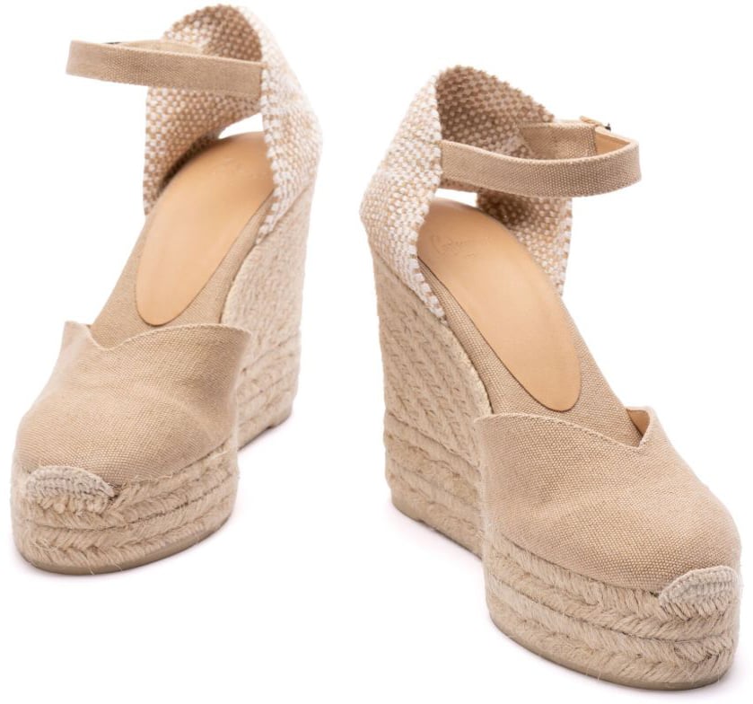 Castaner Flat Shoes Sand Beige
