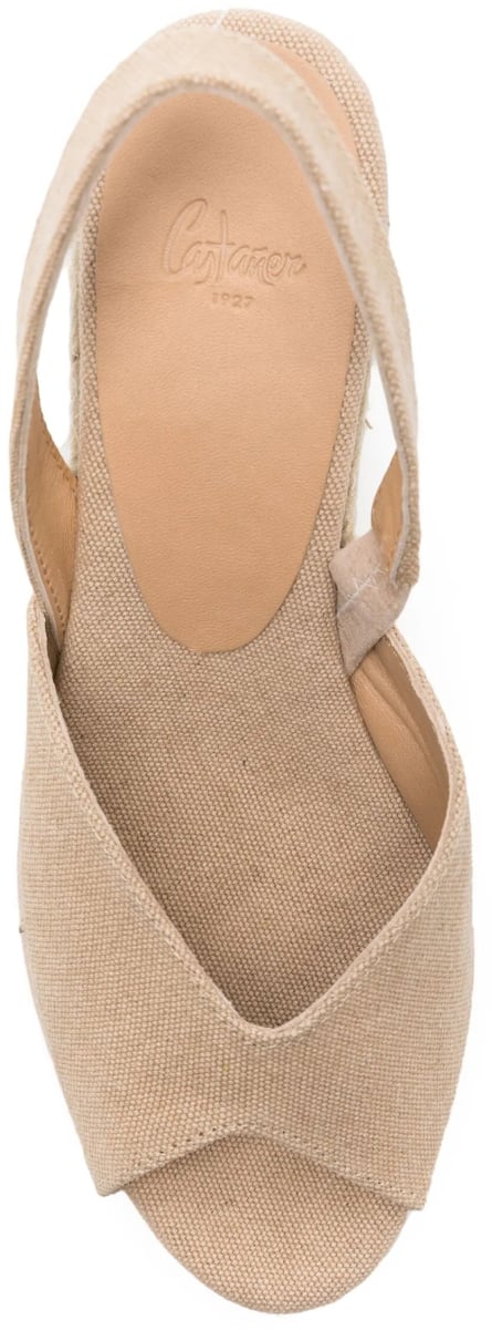 Castaner Brisa Wedge Espadrilles Beige
