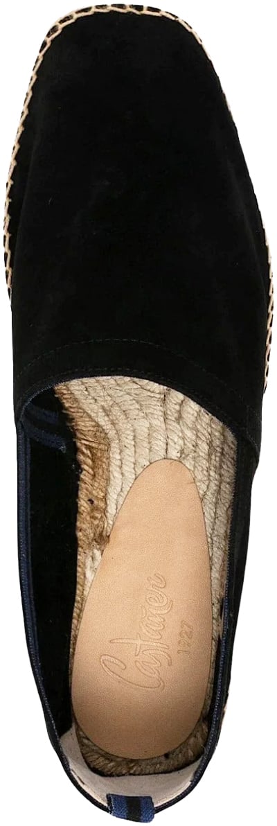 Castaner Pablo T-186 Suede Espadrilles Zwart