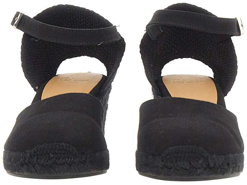 Castaner With Heel Black Zwart