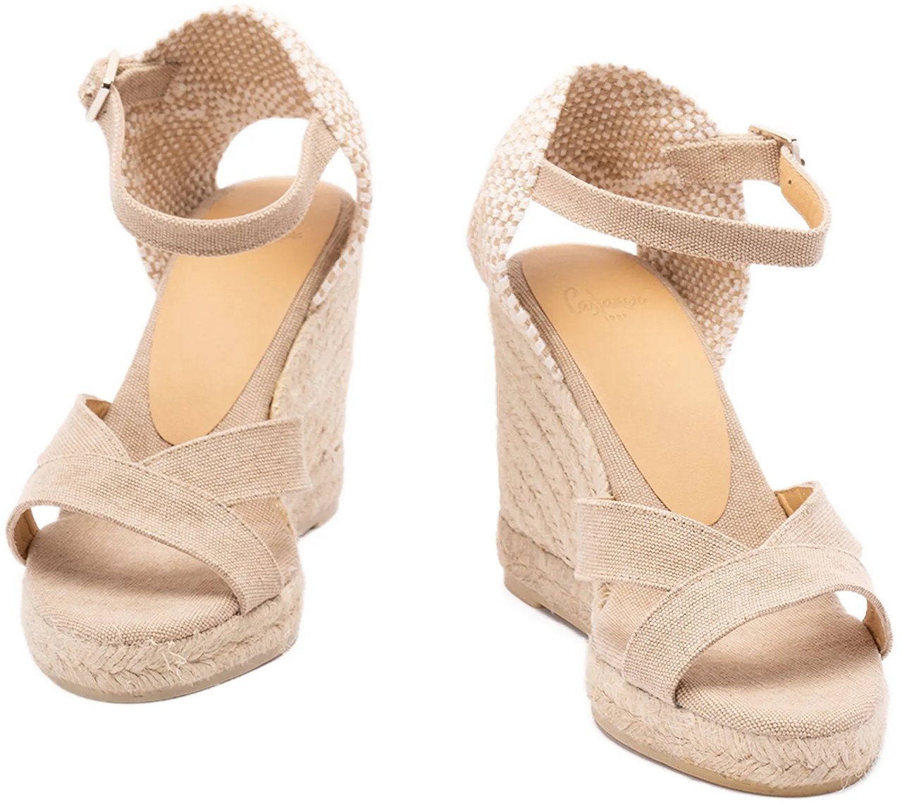 Castaner Flat Shoes Sand Beige