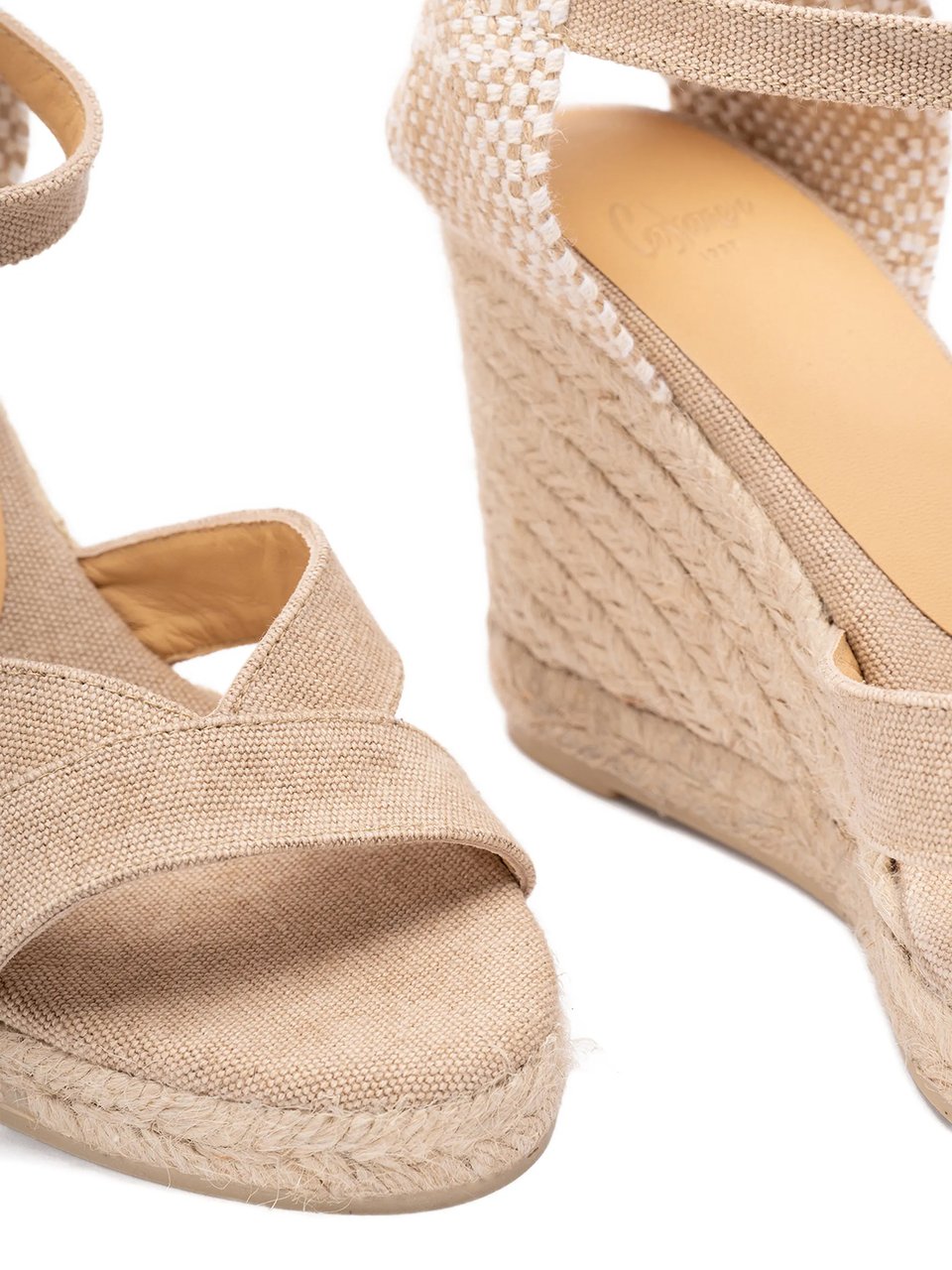 Castaner Flat Shoes Sabbia Beige