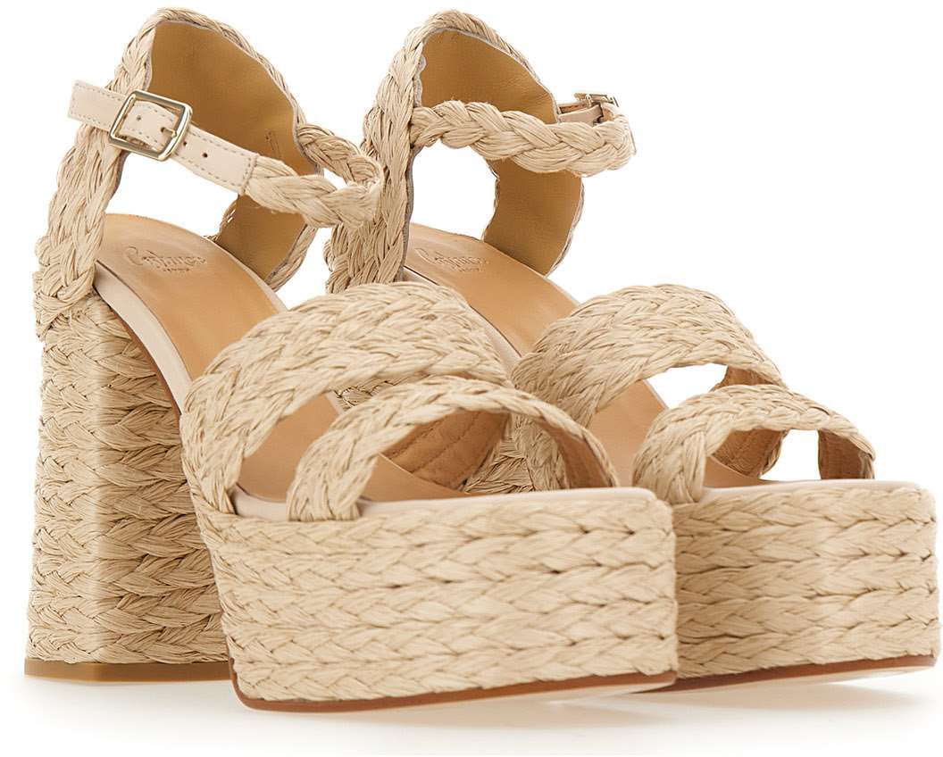Castaner With Heel Beige Beige