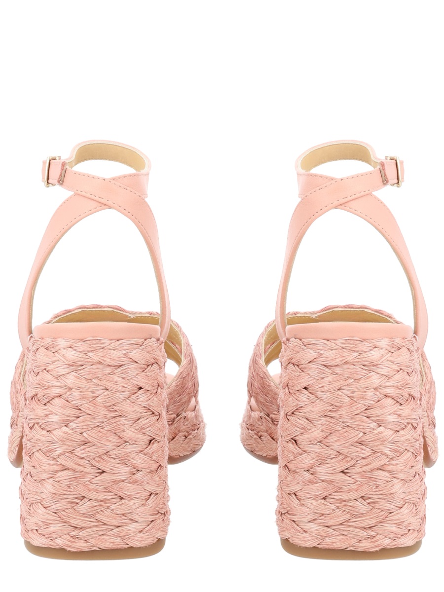 Castaner Valeriette/258 Raffia Braided Sandals Bruin