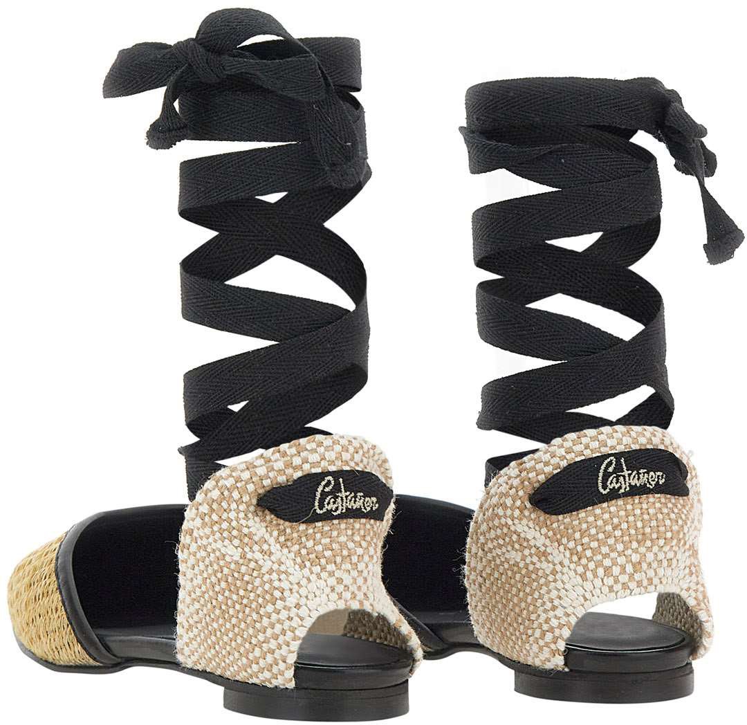 Castaner Flat Shoes Multicolour Beige