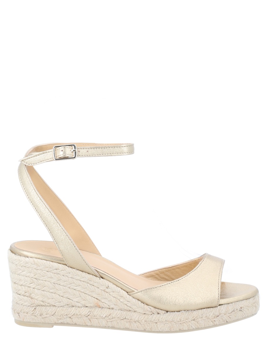 Castaner Brook/6/118 Wrapped Jute Wedge Sandals Neutraal