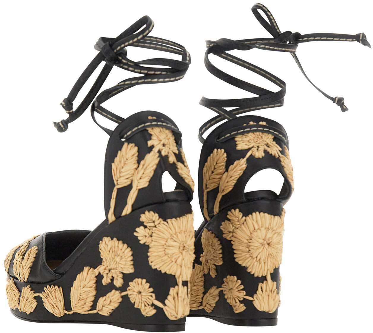 Castaner With Heel Black Zwart