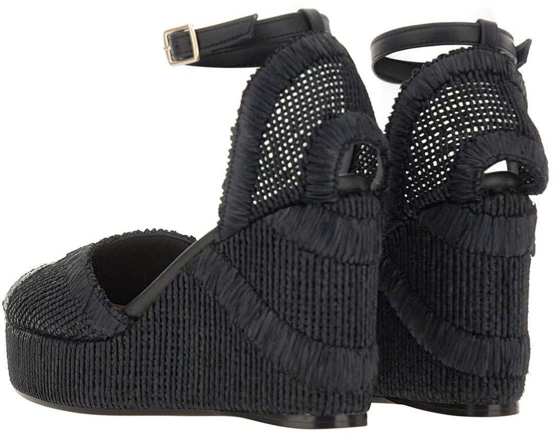 Castaner With Heel Black Zwart