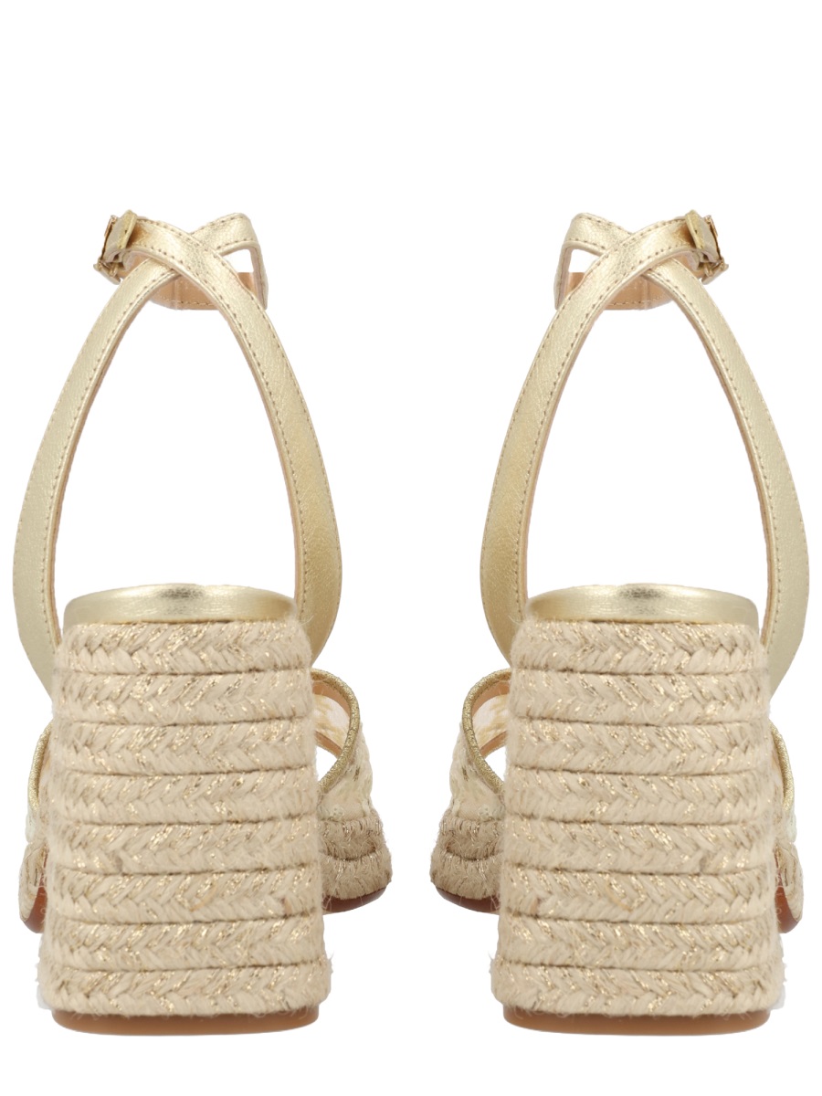 Castaner Neutral Vals Braided Jute Block Sandals Neutraal