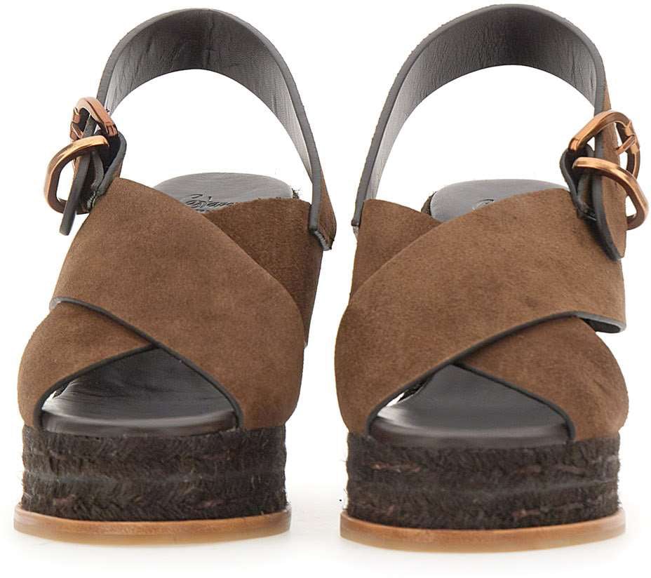 Castaner With Heel Brown Bruin