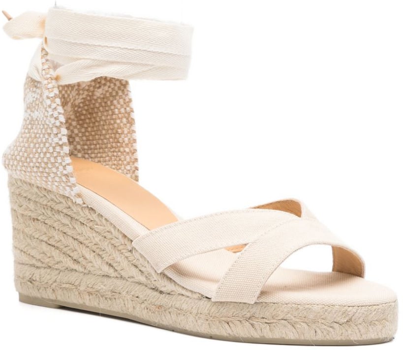 Castaner Flat Shoes White Wit