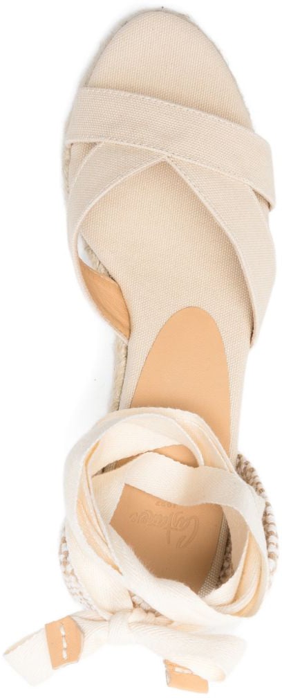 Castaner Flat Shoes White Wit