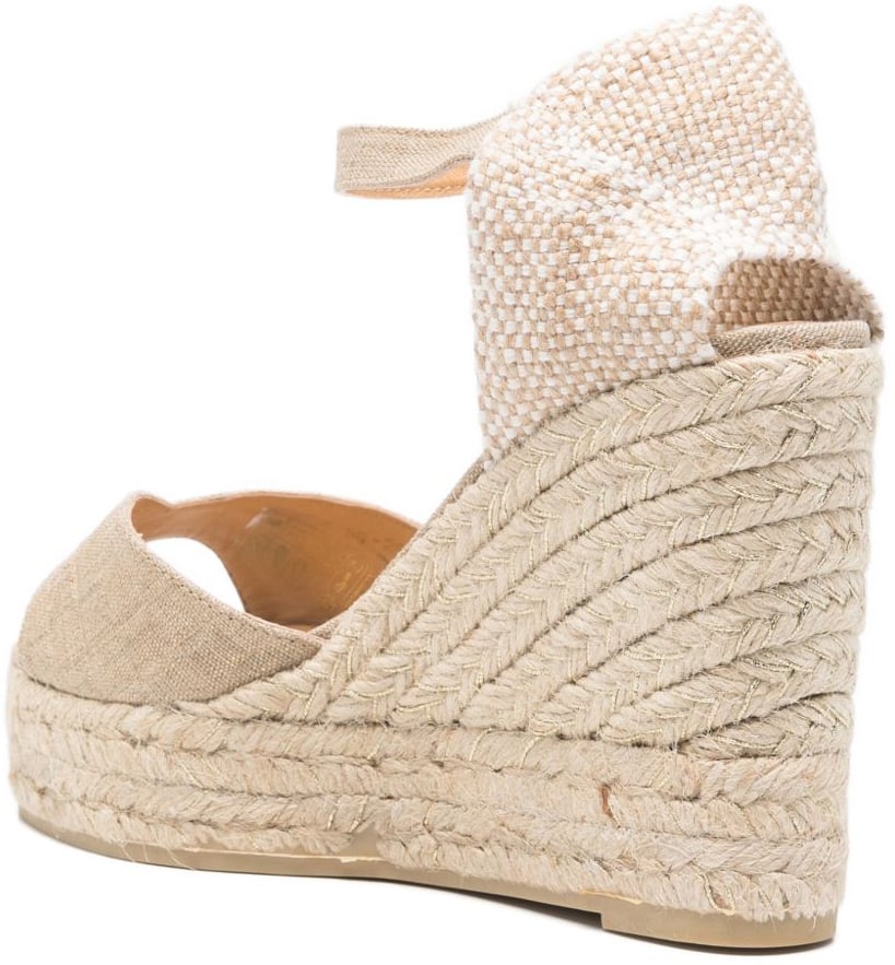 Castaner Flat Shoes Golden Goud