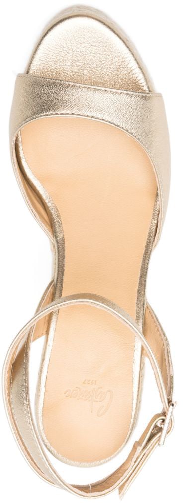 Castaner Flat Shoes Golden Goud