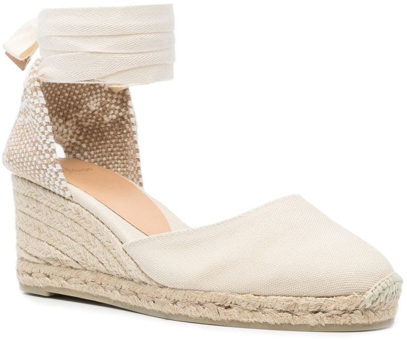 Castaner Flat Shoes White Wit