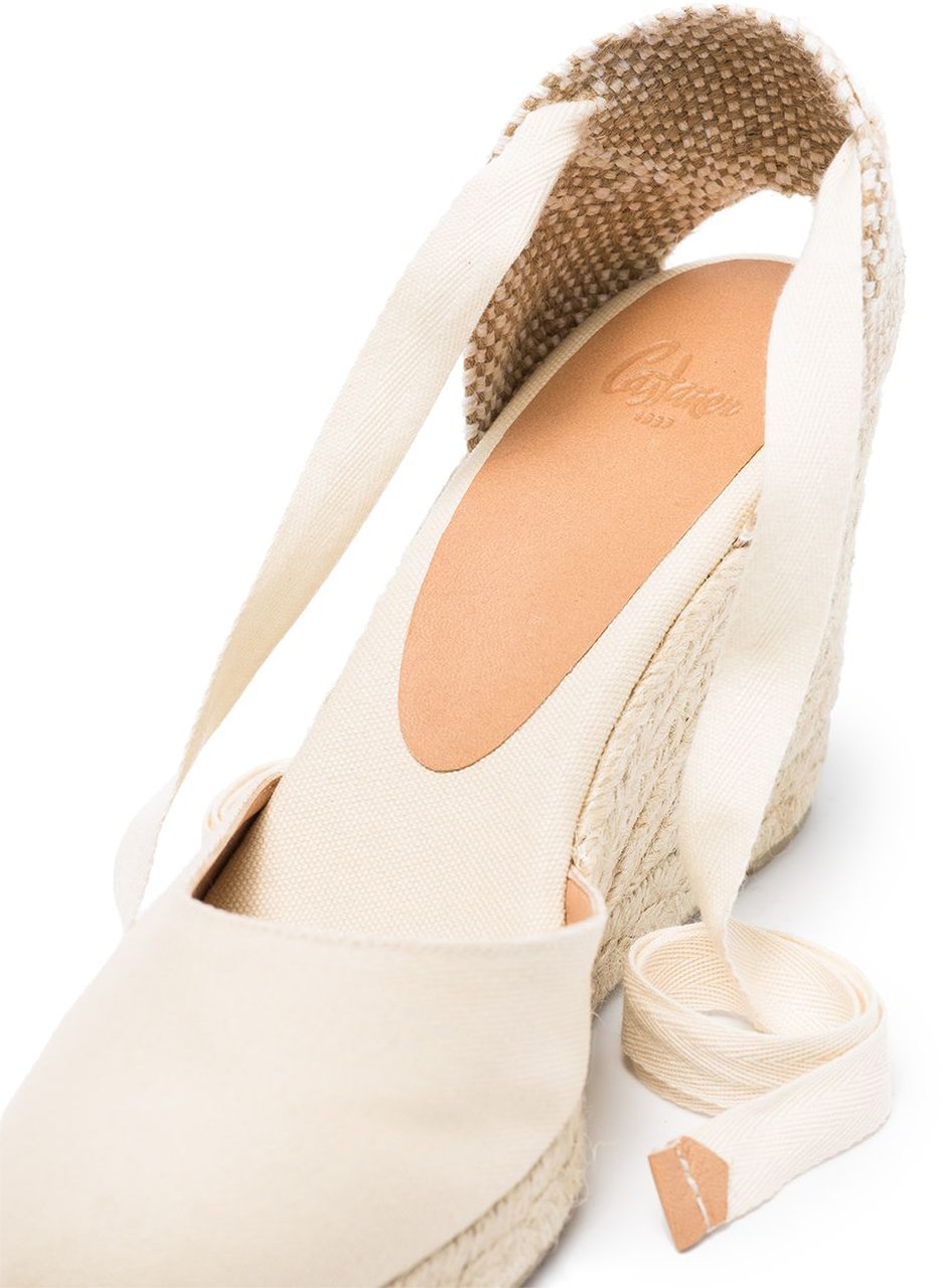 Castaner Flat Shoes White Beige