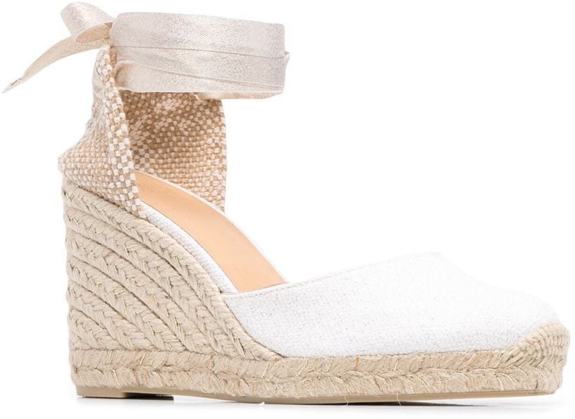 Castaner Flat Shoes White Wit