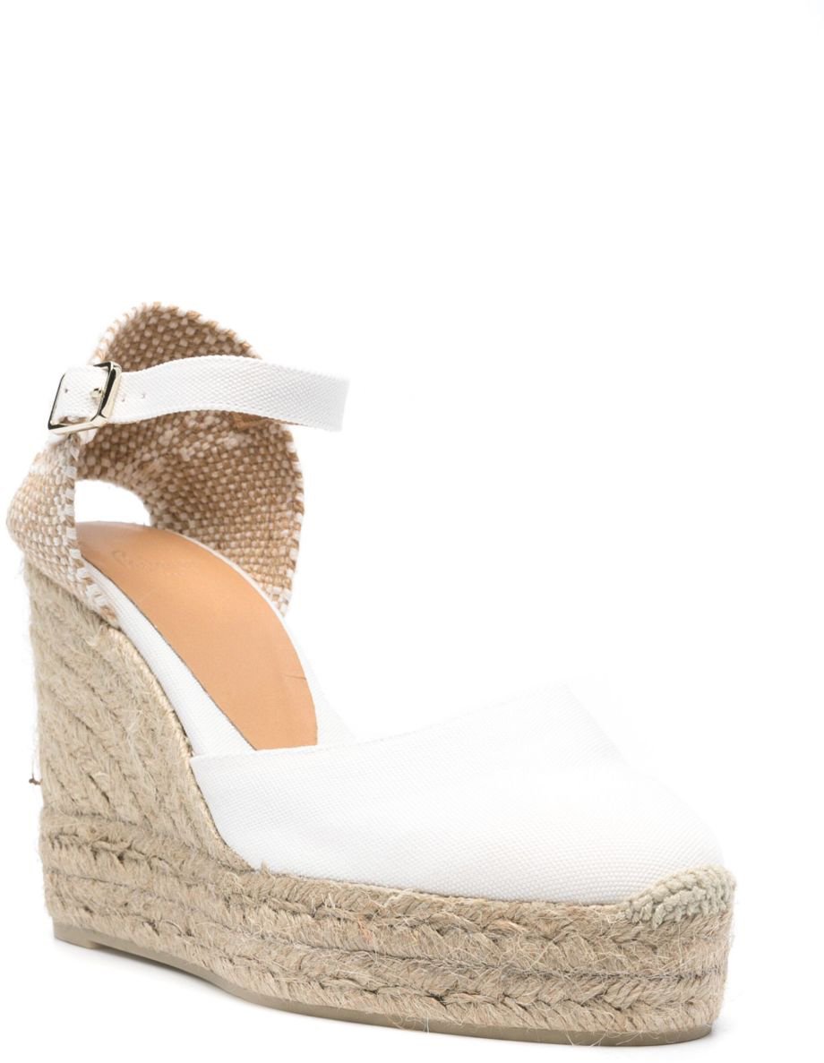 Castaner Flat Shoes White Wit