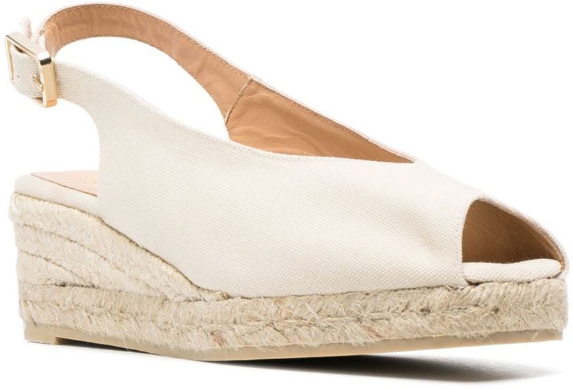 Castaner Flat Shoes White Wit