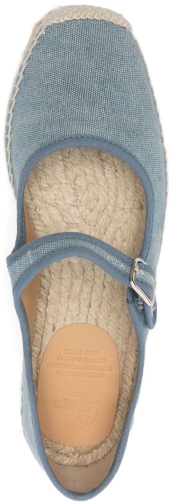 Castaner Flat Shoes Clear Blue Blauw