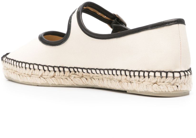 Castaner Flat Shoes White Wit