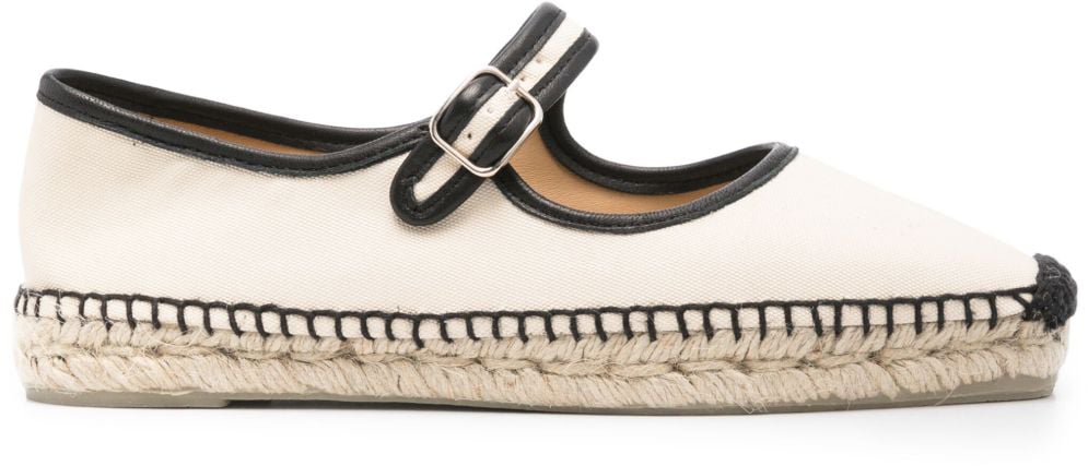Castaner Flat Shoes White Wit