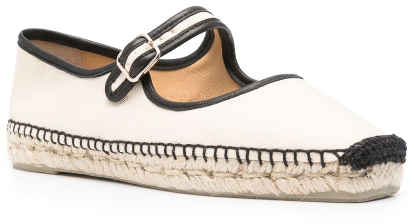 Castaner Flat Shoes White Wit