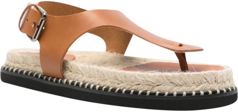 Castaner Sandals Leather Brown Bruin