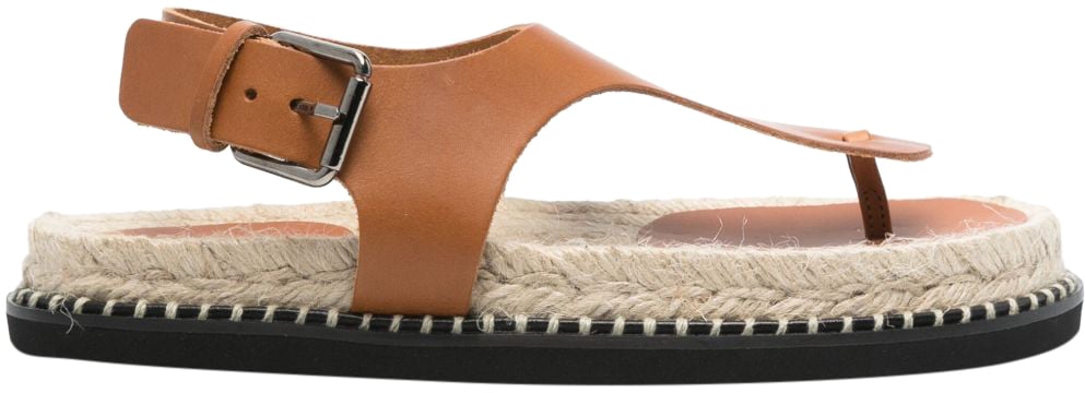 Castaner Sandals Leather Brown Bruin