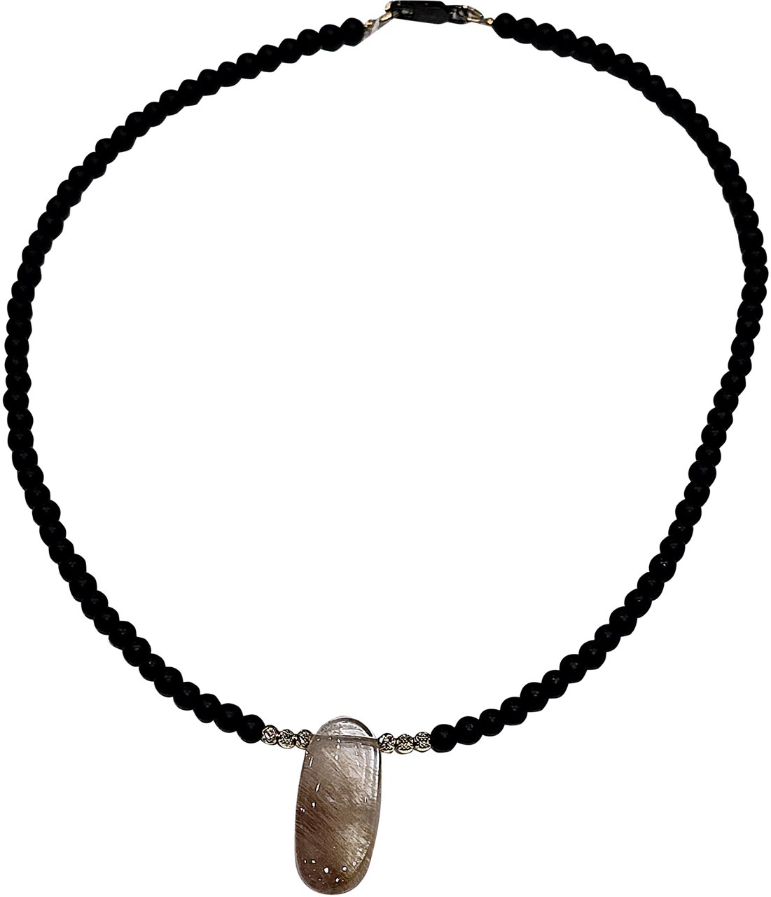 Catherine Michiels Collier Reverie Noire Agates perles Or 1 Quartz TFW24-44 Catherine Michiels bijoux jewellery Divers